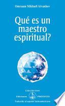 libro ¿qué Es Un Maestro Espiritual?
